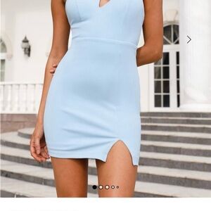 Hello Molly Mini Dress (Sage)